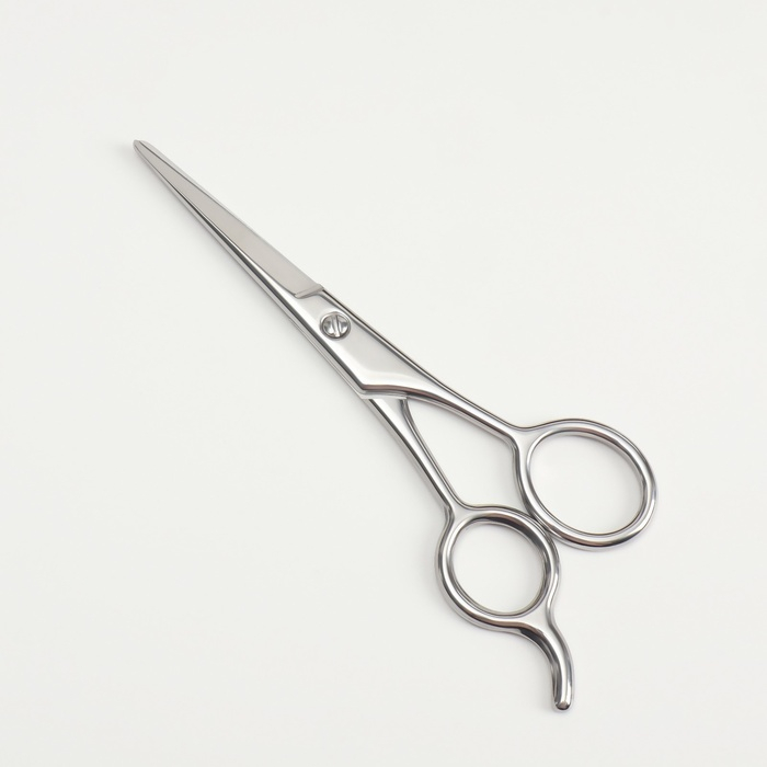 Ножницы парикмахерские с упором, лезвие — 4,5 см, цвет серебристый Ножницы парикмахерские с упором, лезвие — 4,5 см, цвет серебристый