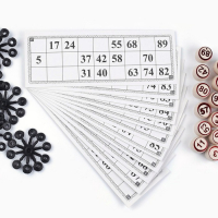 Лото русское, деревянное "Застолье", настольная игра, с бочонками Лото русское, деревянное "Застолье", настольная игра, с бочонками