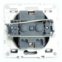 Розетка 1-местная с/з (механизм) с защитной шторкой, , STEKKER серия Эрна, PST16-9110-03, че 1022448