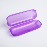 Футляр для очков на застёжке, длина 15 см, цвет МИКС Футляр для очков на застёжке, длина 15 см, цвет МИКС