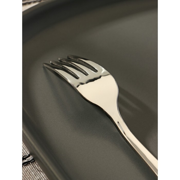 Вилка десертная из нержавеющей стали Magistro &laquo;Эми&raquo;, длина 15,5 см, цвет серебряный