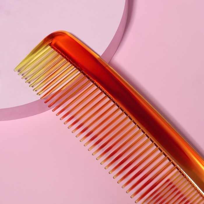 Набор расчёсок, 2 предмета, цвет &laquo;янтарный&raquo;