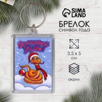 Новогодний брелок "Мультяшка" 3,5х5 см Новогодний брелок "Мультяшка" 3,5х5 см