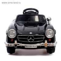 Электромобиль MERCEDES-BENZ 300SL, с радиоуправлением, свет и звук, цвет черный Электромобиль MERCEDES-BENZ 300SL, с радиоуправлением, свет и звук, цвет черный