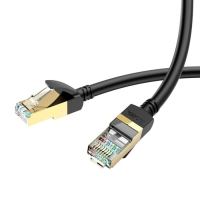 Патч-корд Hoco US02, RJ45-RJ45 3м, чёрный