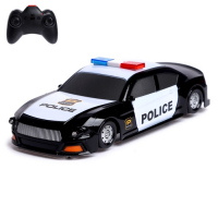 Антигравитационная машинка &laquo;Полиция&raquo;, радиоуправление, аккумулятор, ездит по стенам