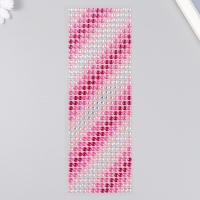 Стразы самоклеющиеся d 6 мм, розовый Стразы самоклеющиеся d 6 мм, розовый