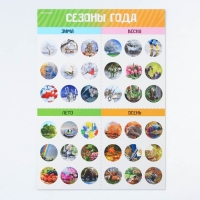 Набор обучающих плакатов &laquo;Изучаем мир&raquo;, 10 в 1, А4