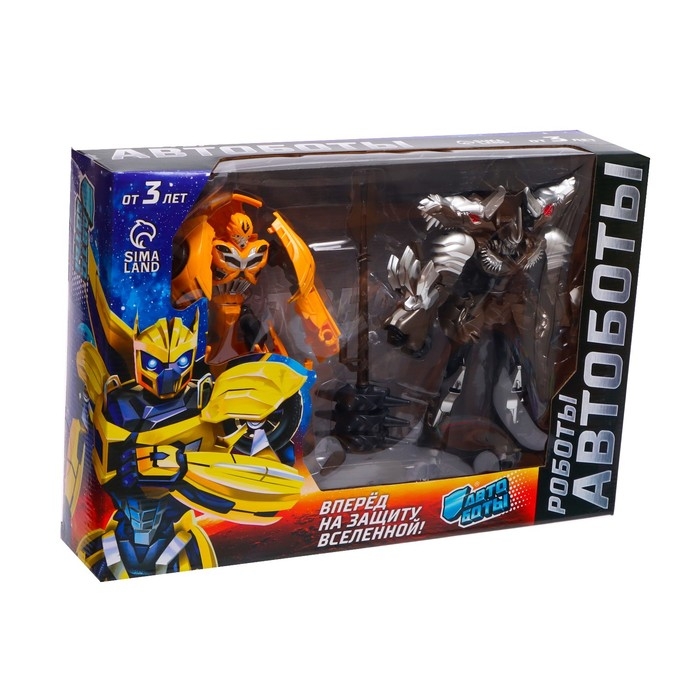 Набор роботов &laquo;Герои&raquo;, трансформируются, 2 штуки