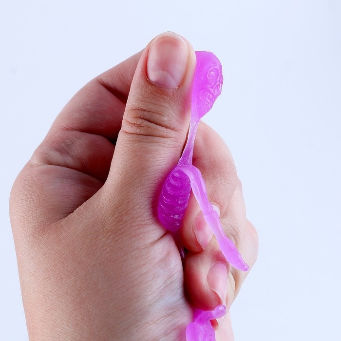 Хэллоуин. Антистресс сквиш мялка &laquo;Скелетики&raquo;, цвета МИКС, в шоубоксе