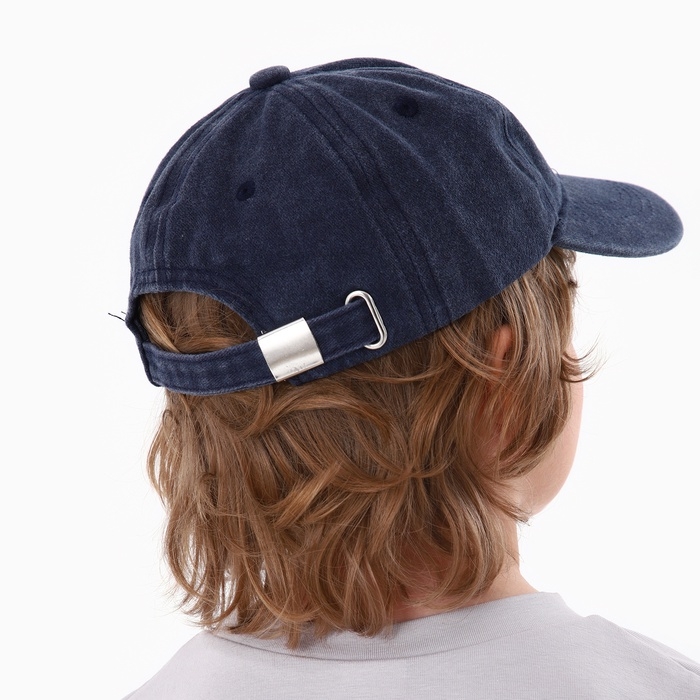 Кепка детская для мальчика джинса, цвет голубой р-р 52-54 5-7 лет Кепка детская для мальчика джинса, цвет голубой р-р 52-54 5-7 лет