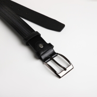 Ремень мужской «Великан», ширина 4 см, винт, пряжка металл, цвет чёрный Ремень мужской «Великан», ширина 4 см, винт, пряжка металл, цвет чёрный