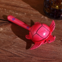 Сувенирный музыкальный инструмент Маракас "Черепашка" дерево 22 см Сувенирный музыкальный инструмент Маракас "Черепашка" дерево 22 см