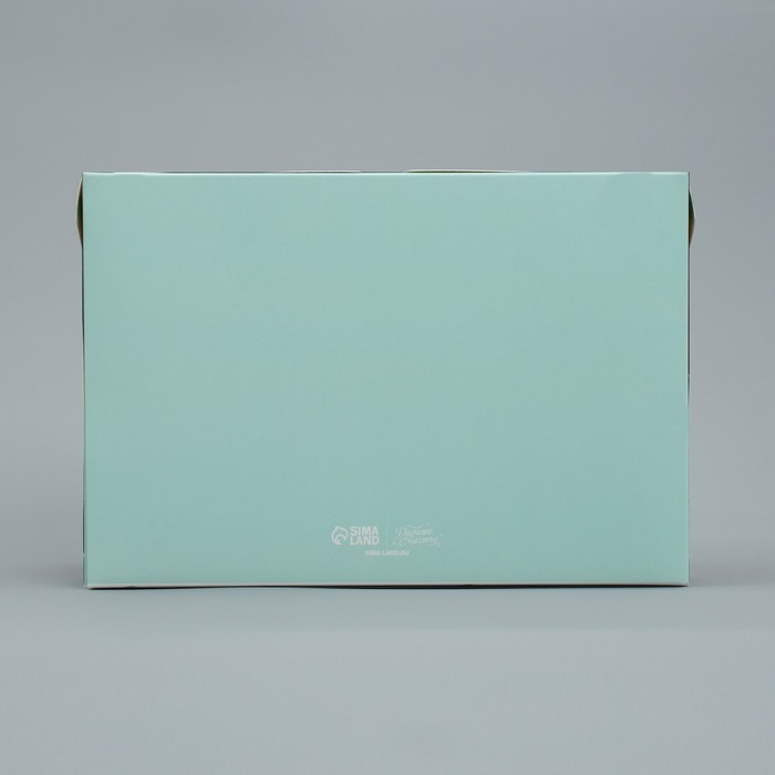 Коробка складная на 6 капкейков с окном &laquo;Яркого Нового года&raquo;, 25 х 17 х 10 см, Новый год