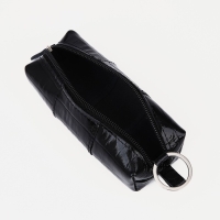 Ключница на молнии, длина 12, 5 см, кольцо, цвет чёрный Ключница на молнии, длина 12, 5 см, кольцо, цвет чёрный