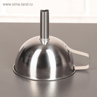 Воронка из нержавеющей стали, d=11 см, с ручкой