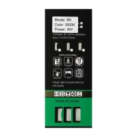 Светильник фасадный &laquo;Лампа&raquo;, FSD-061, 8 Вт, 3000К, IP65, 220 В, пластик, черный