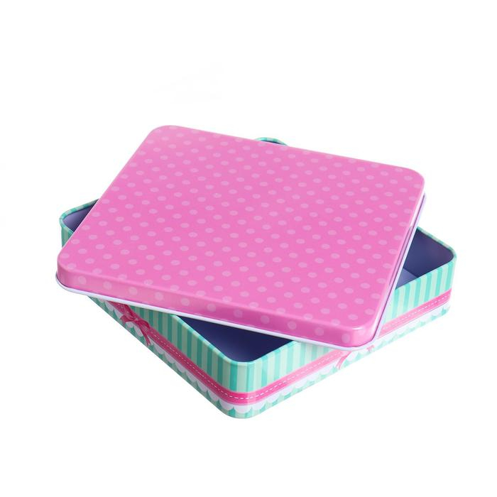 Алмазная мозаика с частичным заполнением на шкатулке &laquo;Тюльпаны&raquo;, 14 х 14 см