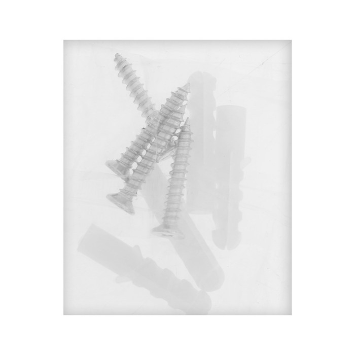 Зеркалодержатель ТУНДРА, d=17 мм, без сверления, цвет матовый никель, 4 шт.