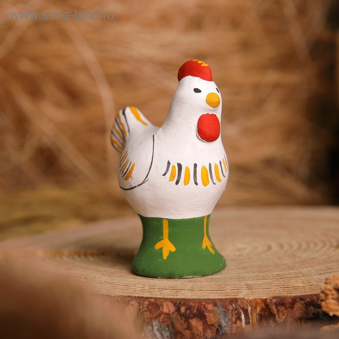 Сувенир &laquo;Курочка&raquo;, 3,5&times;4&times;7 см, каргопольская игрушка, микс