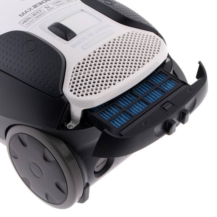 Пылесос PANASONIC MC-CJ917W, мешок, 2300 Вт, 6 л, 60 дБ, шнур 7 м, белый Пылесос PANASONIC MC-CJ917W, мешок, 2300 Вт, 6 л, 60 дБ, шнур 7 м, белый