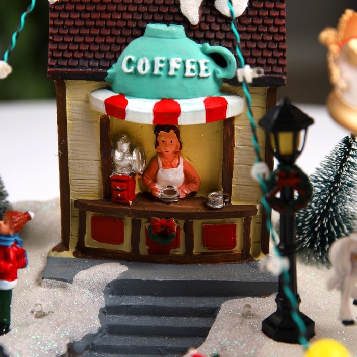 Светодиодная фигура «Рождественский парк» 43 × 23 × 22 см, полистоун, батарейки ААх3 (не в комплекте), USB, свечение мульти Светодиодная фигура «Рождественский парк» 43 × 23 × 22 см, полистоун, батарейки ААх3 (не в комплекте), USB, свечение мульти