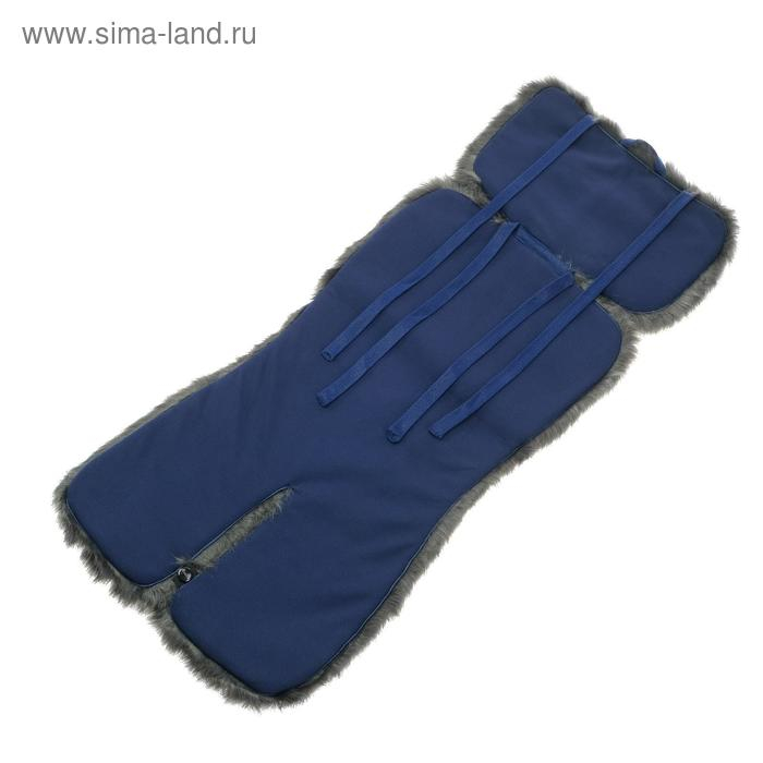 Накидка &laquo;АВТОНЯША&raquo; для детского автокресла, Мишка, тёмно-серая