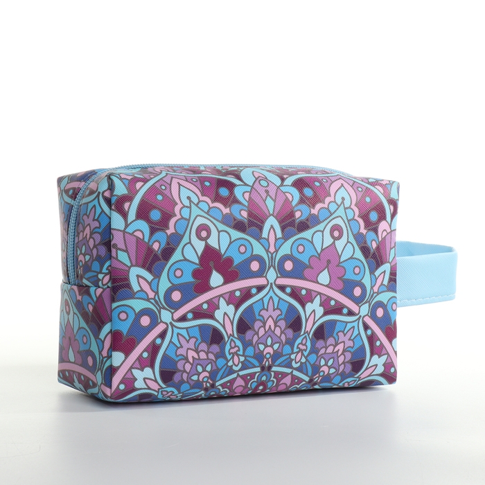 Косметичка на молнии, цвет фиолетовый Косметичка на молнии, цвет фиолетовый