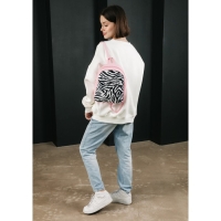 Рюкзак школьный текстильный &laquo;Зебра&raquo;, 27х10х23 см, цвет розовый