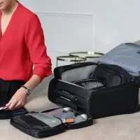 Дорожный набор сумок noJumble 4 в 1, черный