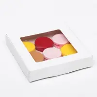 Коробка самосборная бесклеевая, 16&times;16&times;3 см