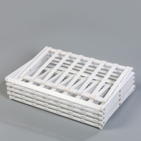 Подставка для цветов Greengo, 5 полок, 50 &times; 25 &times; 89 см, напольная, бамбук, белая