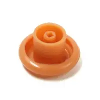 Ручка мебельная пластмассовая, d=35, цвет светлое дерево