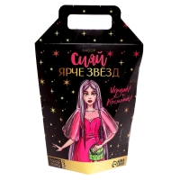 Подарочный набор &laquo;Сияй ярче звёзд&raquo;, кукла, косметика