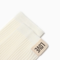 Носки женские KAFTAN Love р.36-39 (23-25 см), молочный Носки женские KAFTAN Love р.36-39 (23-25 см), молочный