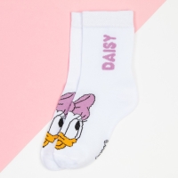 Носки для девочки &laquo;Дейзи&raquo;, DISNEY, 18-20 см, цвет белый
