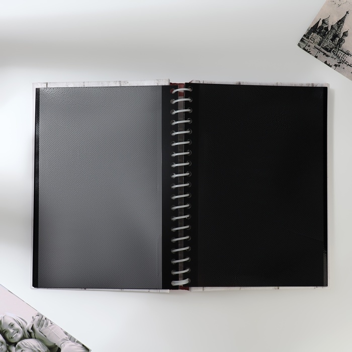 Фотоальбом &laquo;Наша семья&raquo;, 20 магнитных листов, цвет страниц чёрный