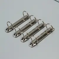 Зажим кольцевой металл два кольца диаметр кольца 3 см 12,3 см набор 4 шт