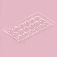 Форма для шоколада и конфет &laquo;Бриллиант&raquo;, 18 ячеек, 22&times;11 см, прозрачная