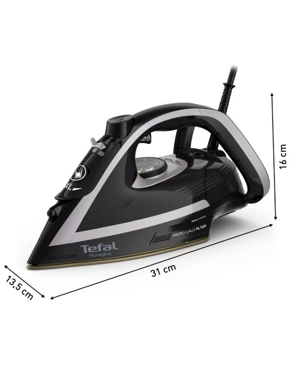 Паровой утюг Puregliss FV8062E0, с автоотключением, 3000 Вт