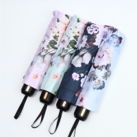 Зонт механический «Пионы», эпонж, 4 сложения, 10 спиц, R = 53/60 см, D = 120 см, цвет МИКС Зонт механический «Пионы», эпонж, 4 сложения, 10 спиц, R = 53/60 см, D = 120 см, цвет МИКС