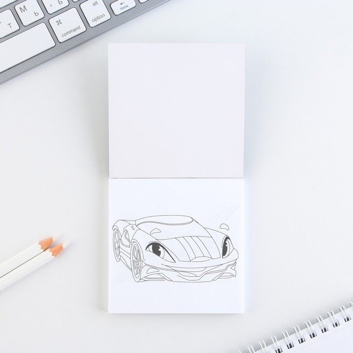 Подарочный набор: блокнот-раскраска и восковые мелки &laquo;Юному герою&raquo;