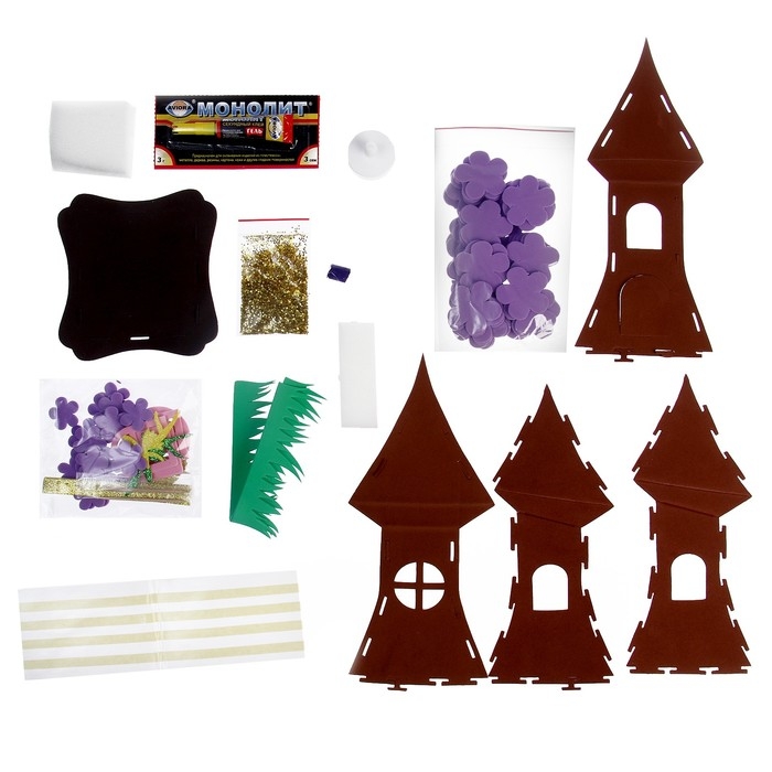 Набор для творчества &laquo;Украшение из фоамирана&raquo; &laquo;Фонарик&raquo; &laquo;Цветочный&raquo;