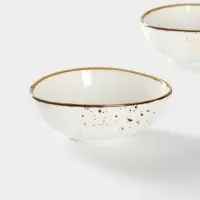 Салатники Magistro &laquo;Церера&raquo;, набор 2 шт., 15.3&times;13&times;5.5 см, фарфор, белые