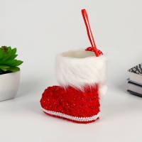 Новый год! Конфетница &laquo;Сапожок. Дед Мороз&raquo;