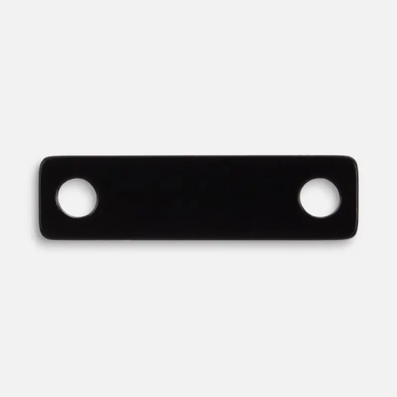 Шильдик металлический Alfa Liten, черный