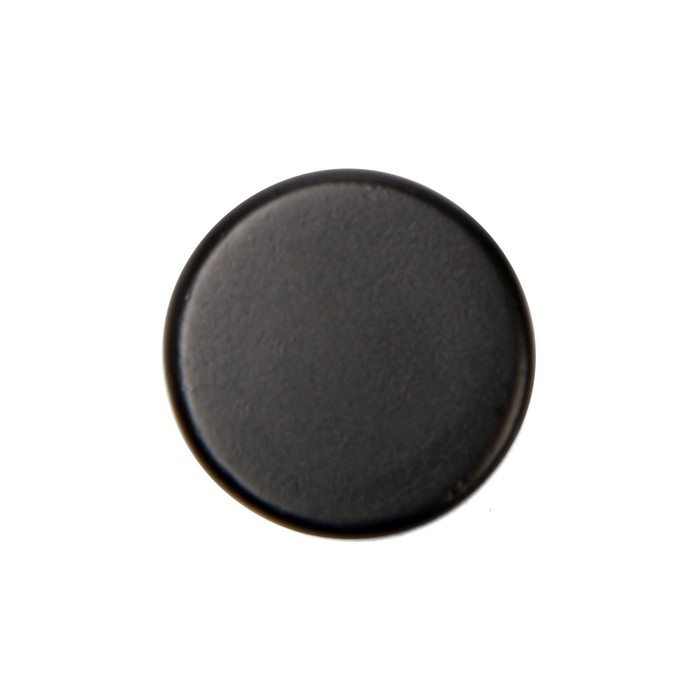 Ручка-кнопка CAPPIO РК102, d=18 мм, пластик, цвет черный, 8 шт.