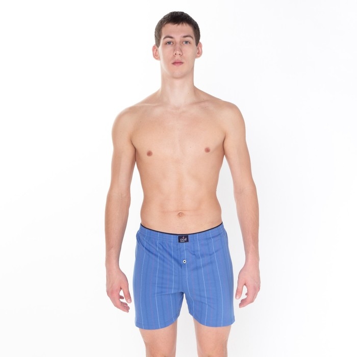 Трусы мужские боксеры, цвет индиго, размер 50 (M)