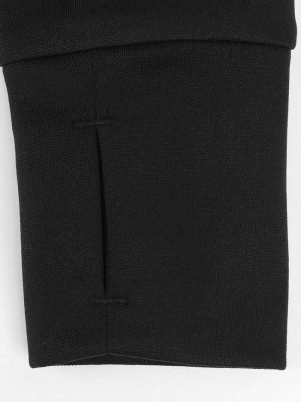 Лонгслив женский Resport, на молнии, р. 50, цвет чёрный, базовый, с длинным рукавом