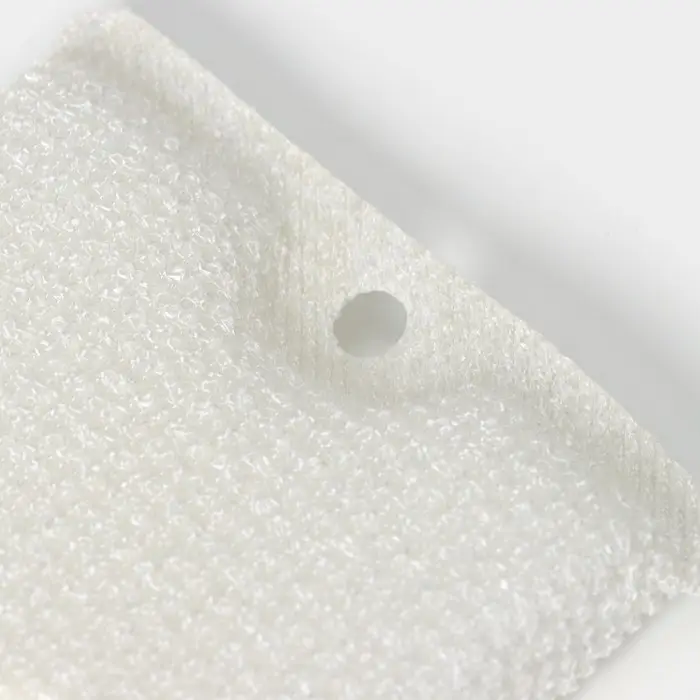 Набор губок скраберов из микроволокна для глубокой отчистки Raccoon, 3 шт, 12&times;8,5&times;1,4 см, цвет белый